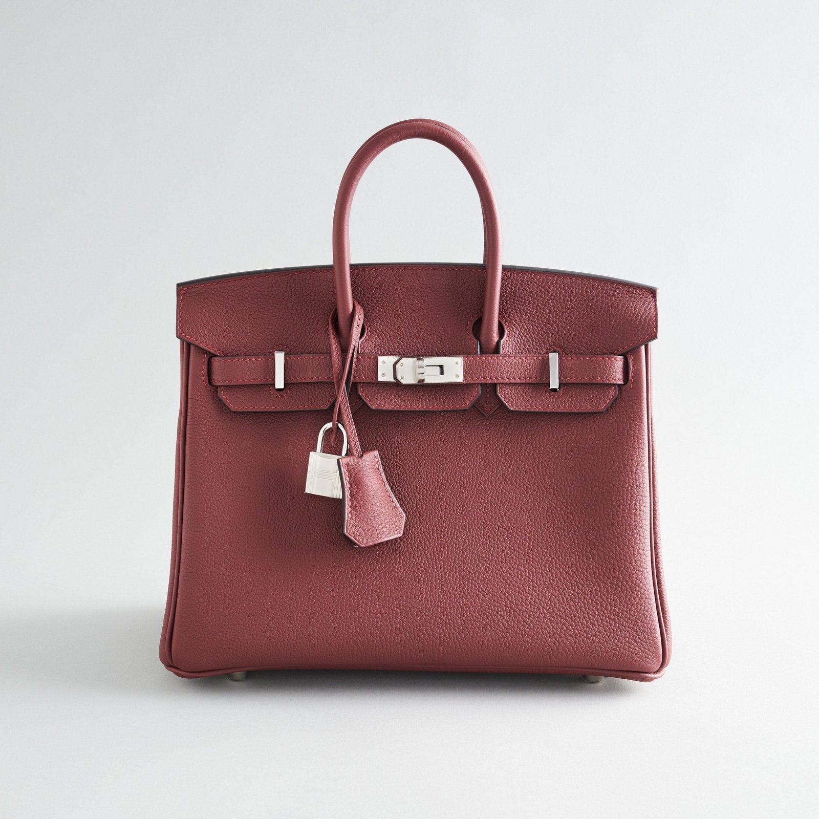 Hermès Birkin 25 Togo Rouge H Pallidum Hardware