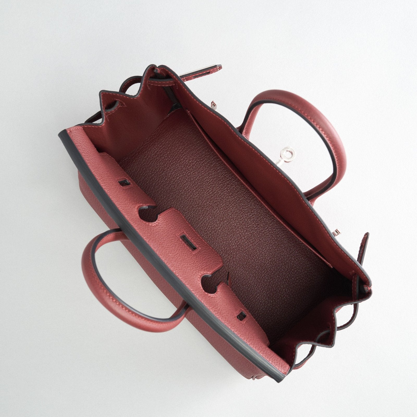 Hermès Birkin 25 Togo Rouge H Pallidum Hardware