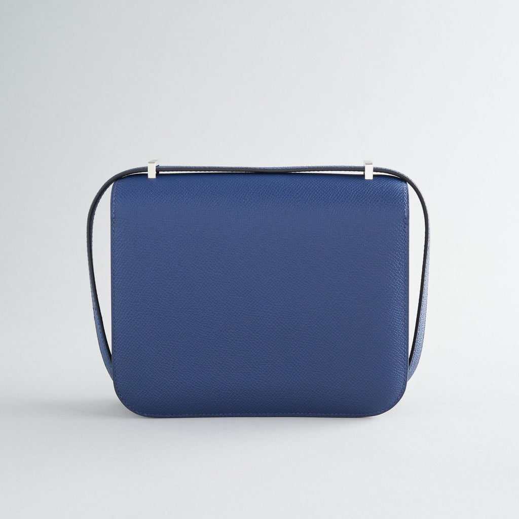 Hermès Constance 18 Epsom Blue Navy Palladium Hardware