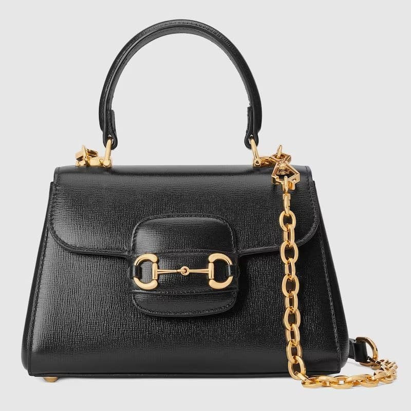 GUCCI HORSEBIT 1955 MINI BAG (BLACK)