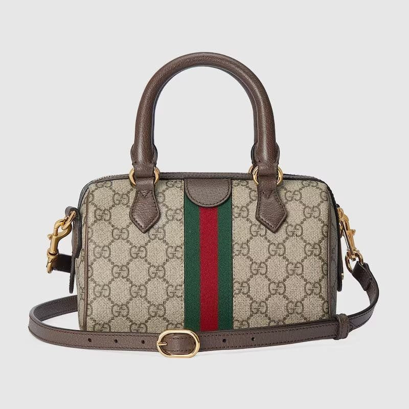 GUCCI OPHIDIA GG MINI TOP HANDLE BAG