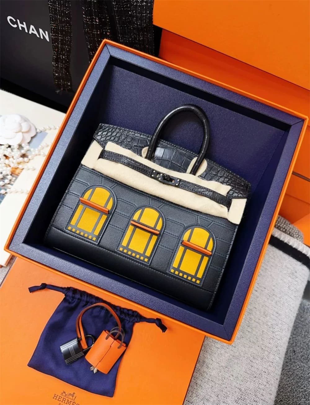 Hermès Sac Faubourg Birkin Sellier 20 Matte Alligator So Black Hardware