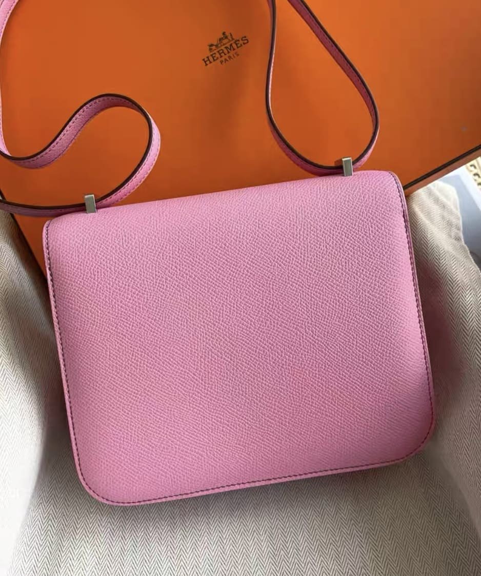 Hermès Constance 18 Epsom Pink Palladium Hardware