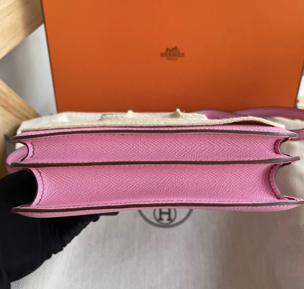 Hermès Constance 18 Epsom Pink Palladium Hardware