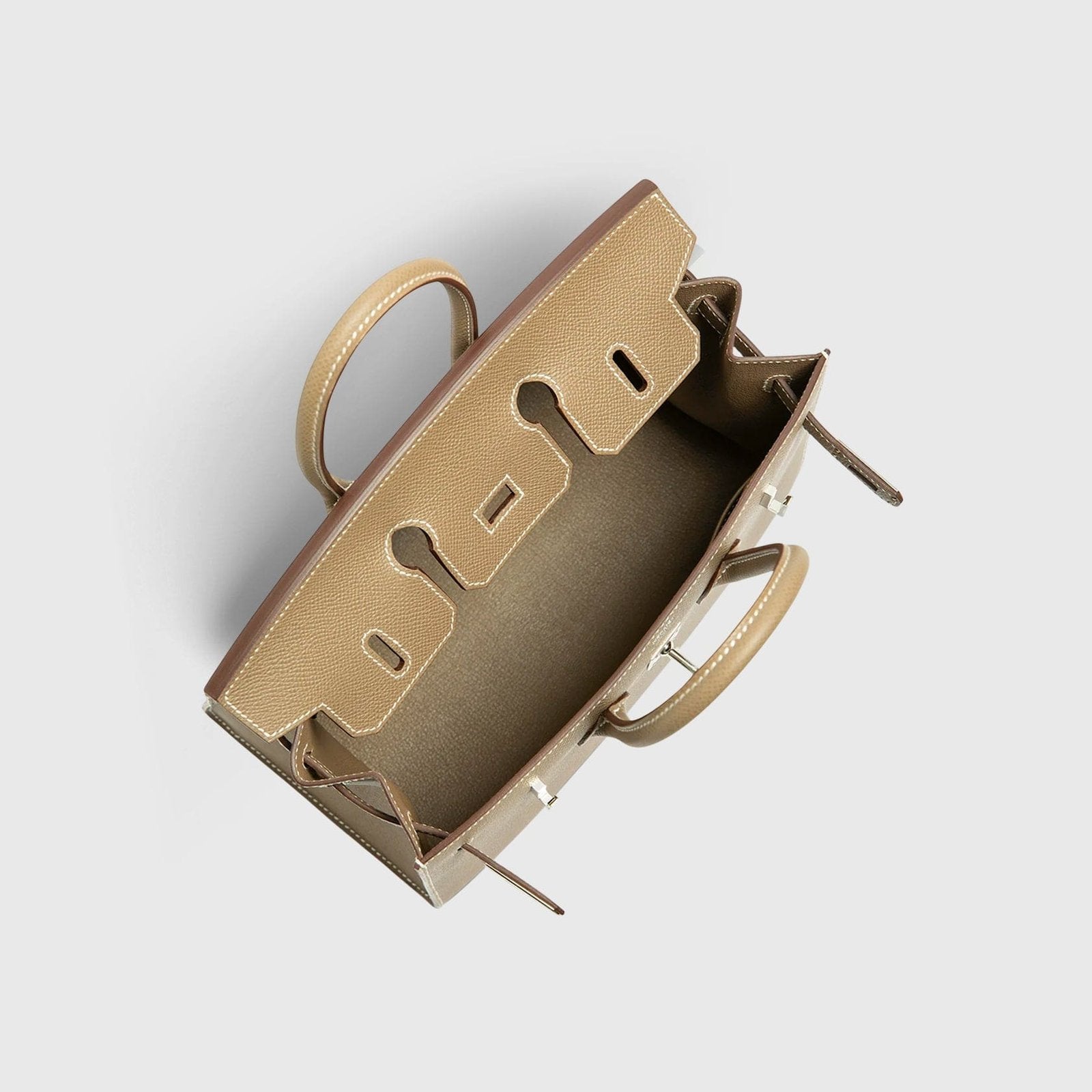 Hermès Birkin 25 Epsom Etoupe Sellier Palladium Hardware