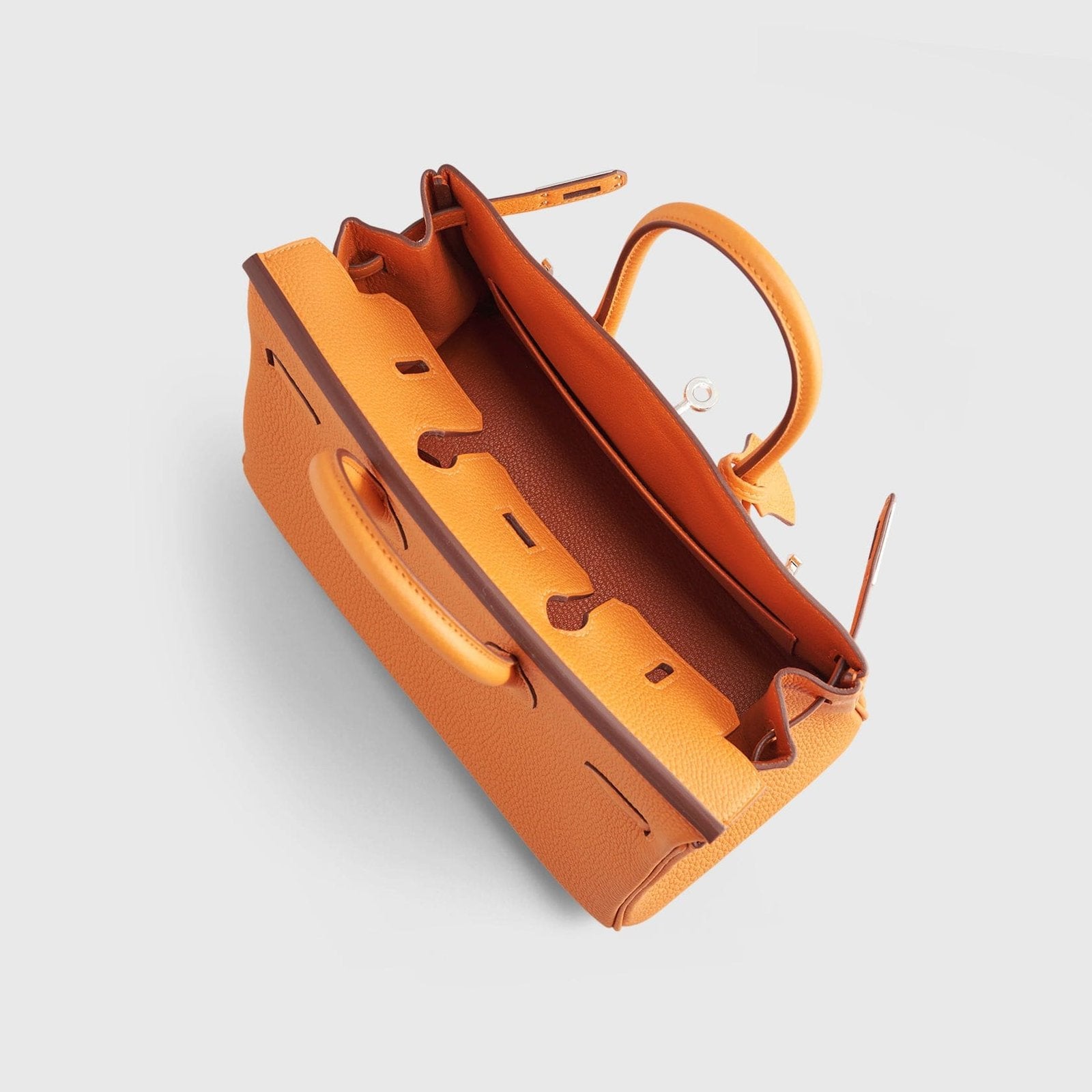 Hermès Birkin 25 Togo Orange Palladium Hardware