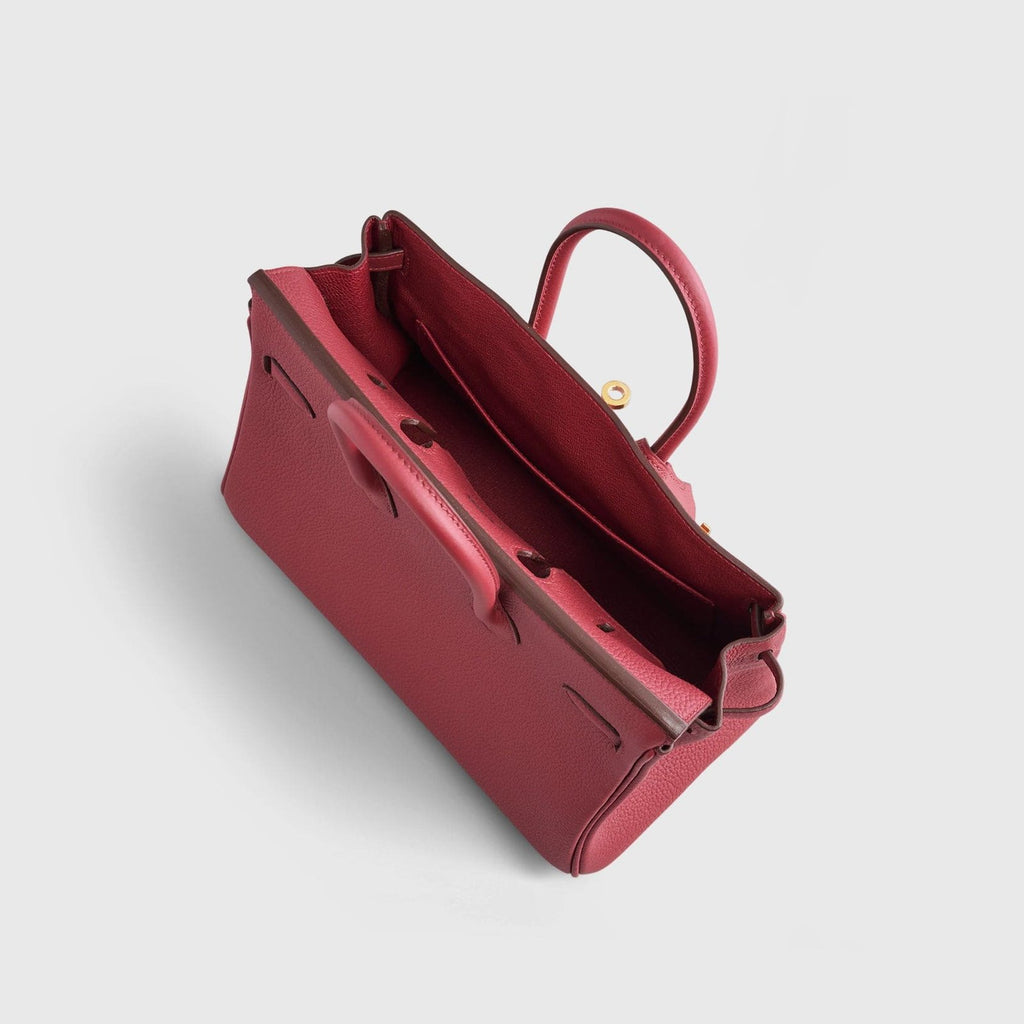 Hermès Birkin 25 Togo Rubis Gold Hardware