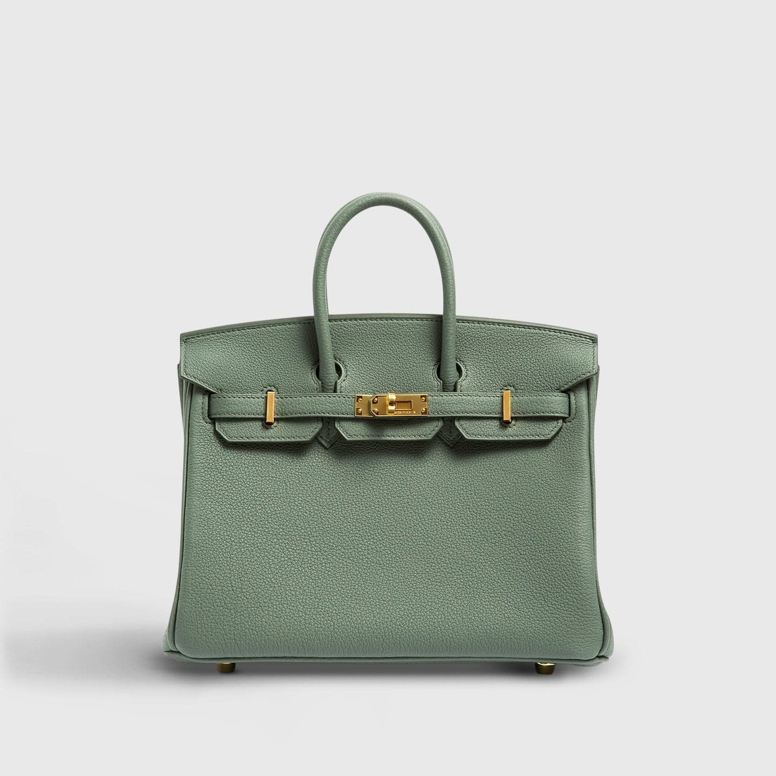Hermès Birkin 25 Togo Vert Amande Gold Hardware Retourne