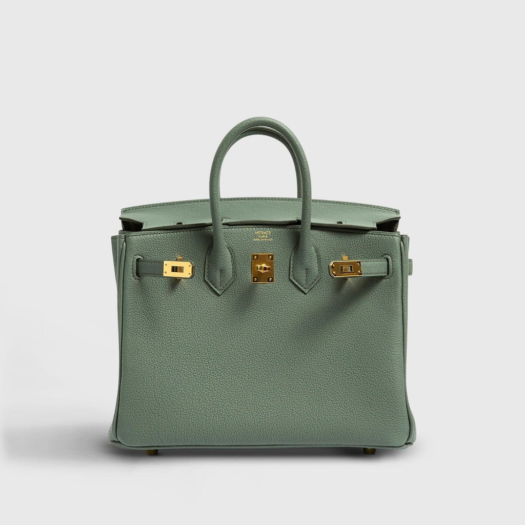 Hermès Birkin 25 Togo Vert Amande Gold Hardware Retourne