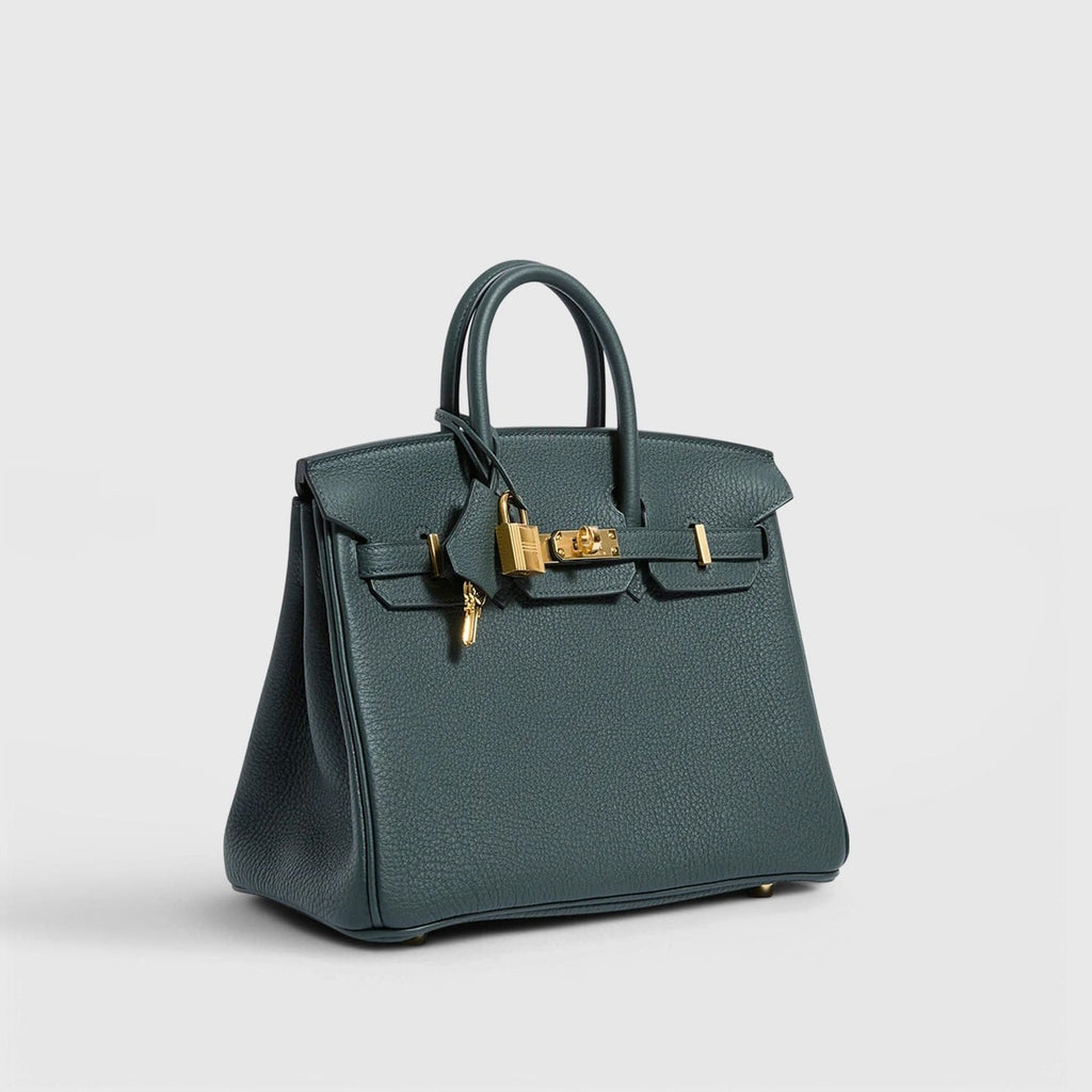 Hermès Birkin 25 Togo Vert Fonce Gold Hardware