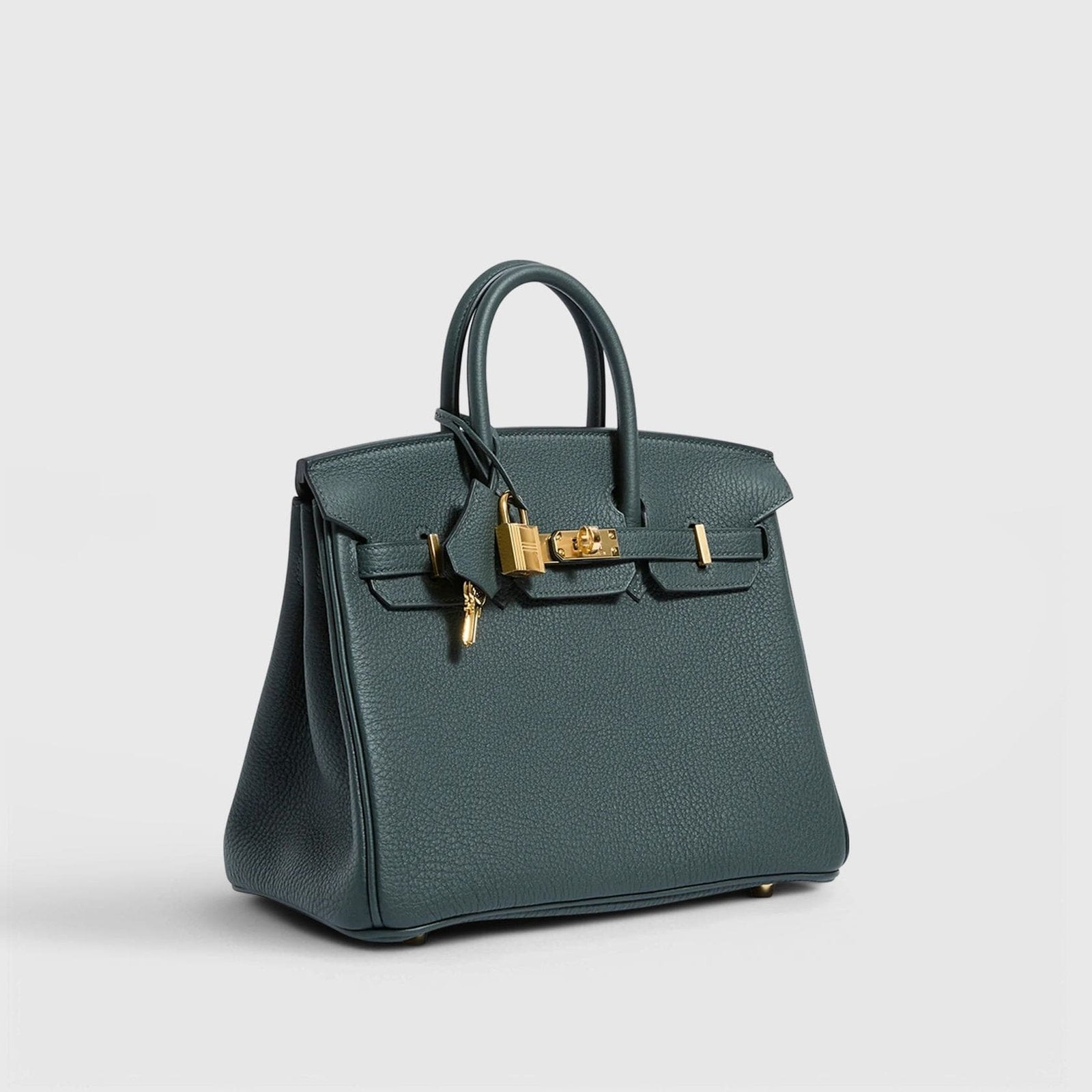 Hermès Birkin 25 Togo Vert Fonce Gold Hardware