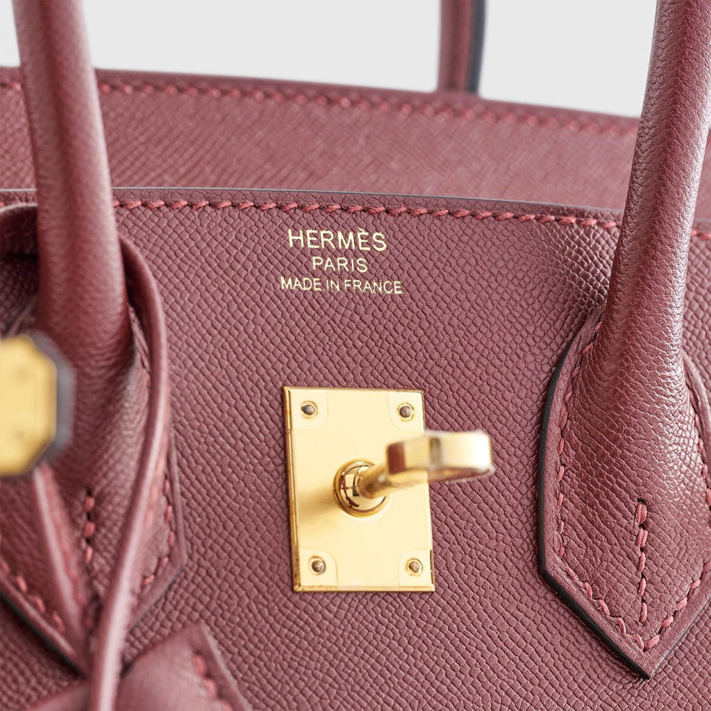 Hermès Birkin 25 Veau Madame Rouge H Gold Hardware