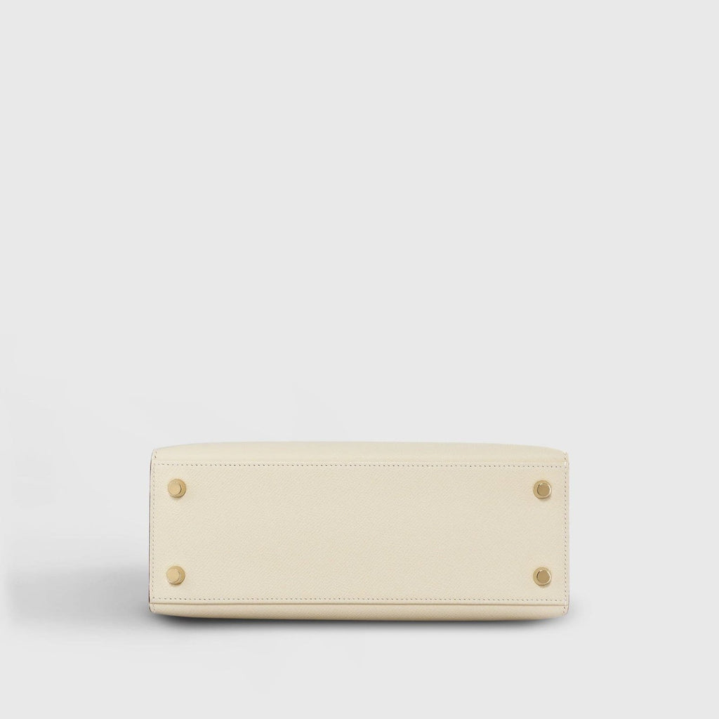 Hermès Kelly 25 Epsom Nata Sellier Gold Hardware