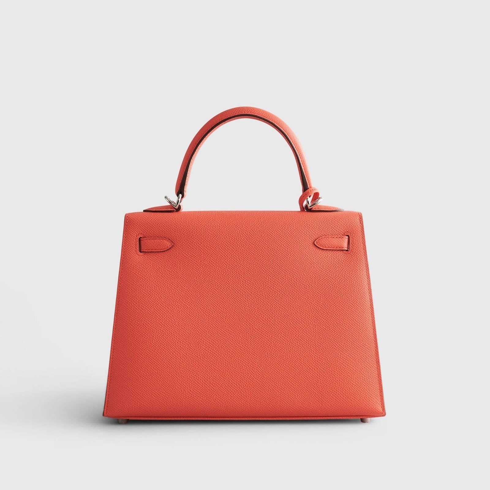 Hermès Kelly 25 Epsom Rose Texas Sellier Palladium Hardware