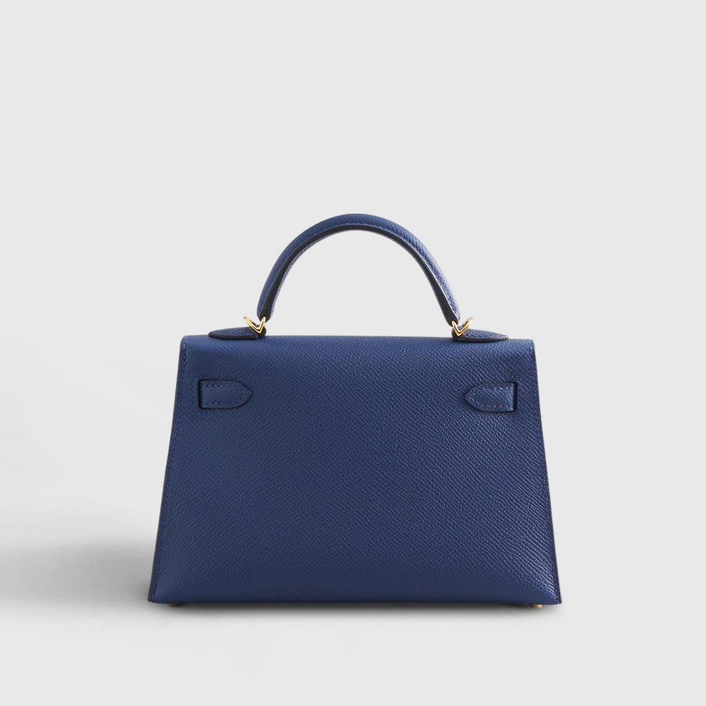 Hermès Kelly Mini Epsom Blue Navy Gold Hardware