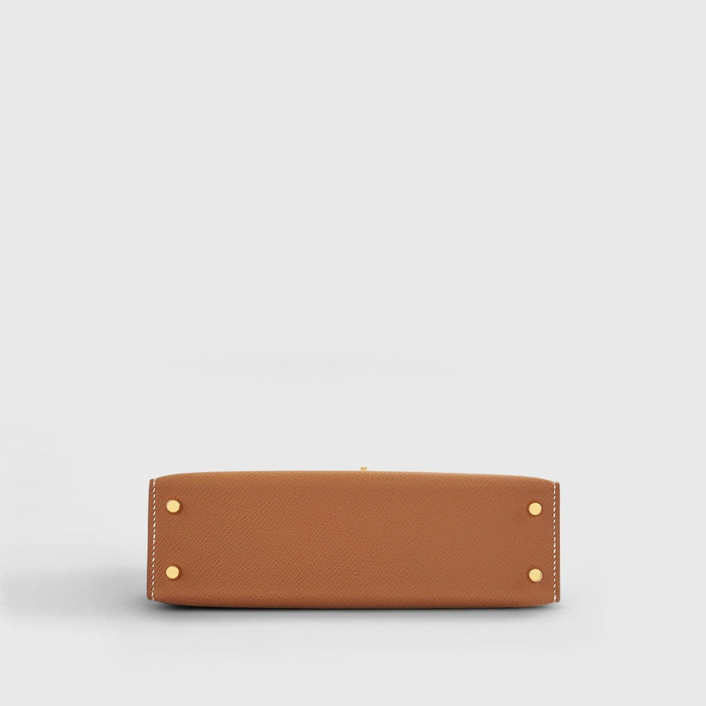 Hermès Kelly Mini Epsom Gold Sellier Gold Hardware