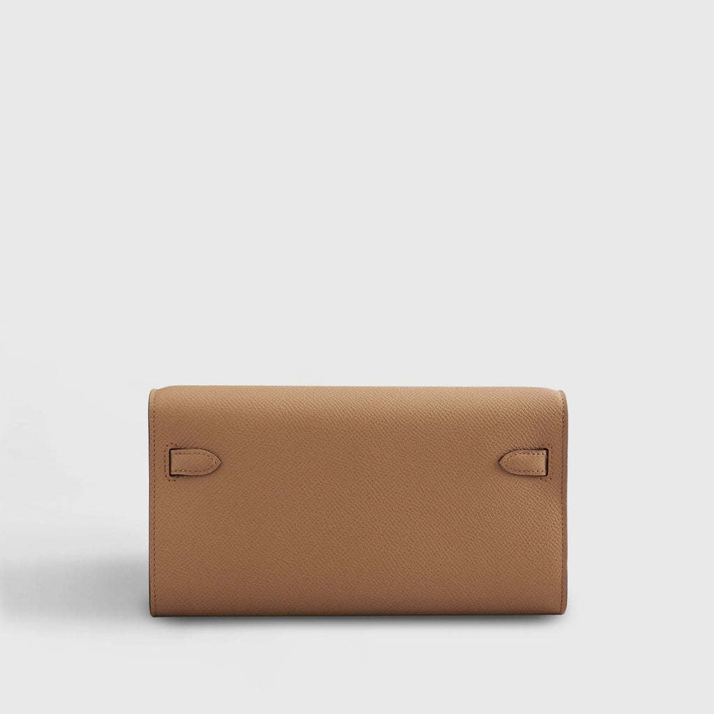 Hermès Kelly To Go Epsom Biscuit/Mauve Sylvester Gold Hardware