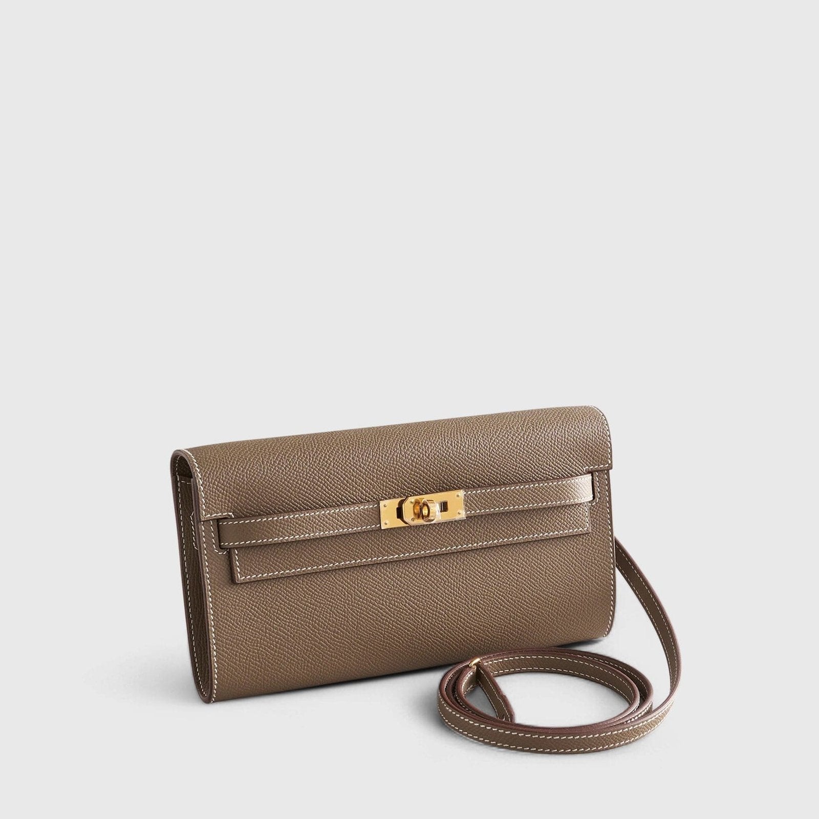 Hermès Kelly To Go Epsom Etoupe Sellier Gold Hardware