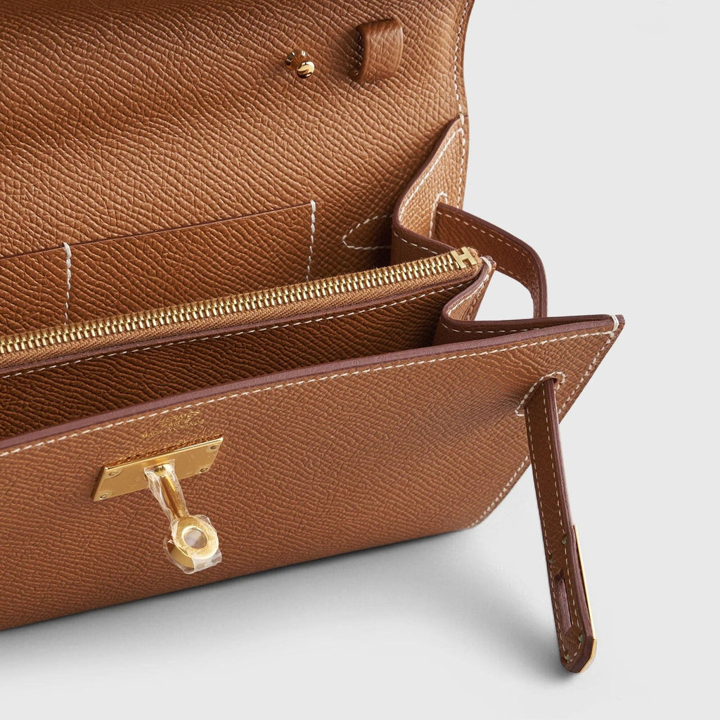 Hermès Kelly To Go Epsom Gold Gold Hardware