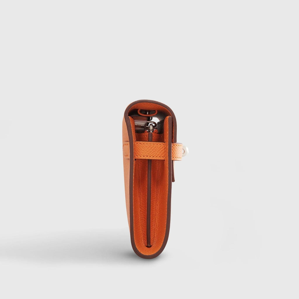 Hermès Kelly To Go Epsom Orange Palladium Hardware