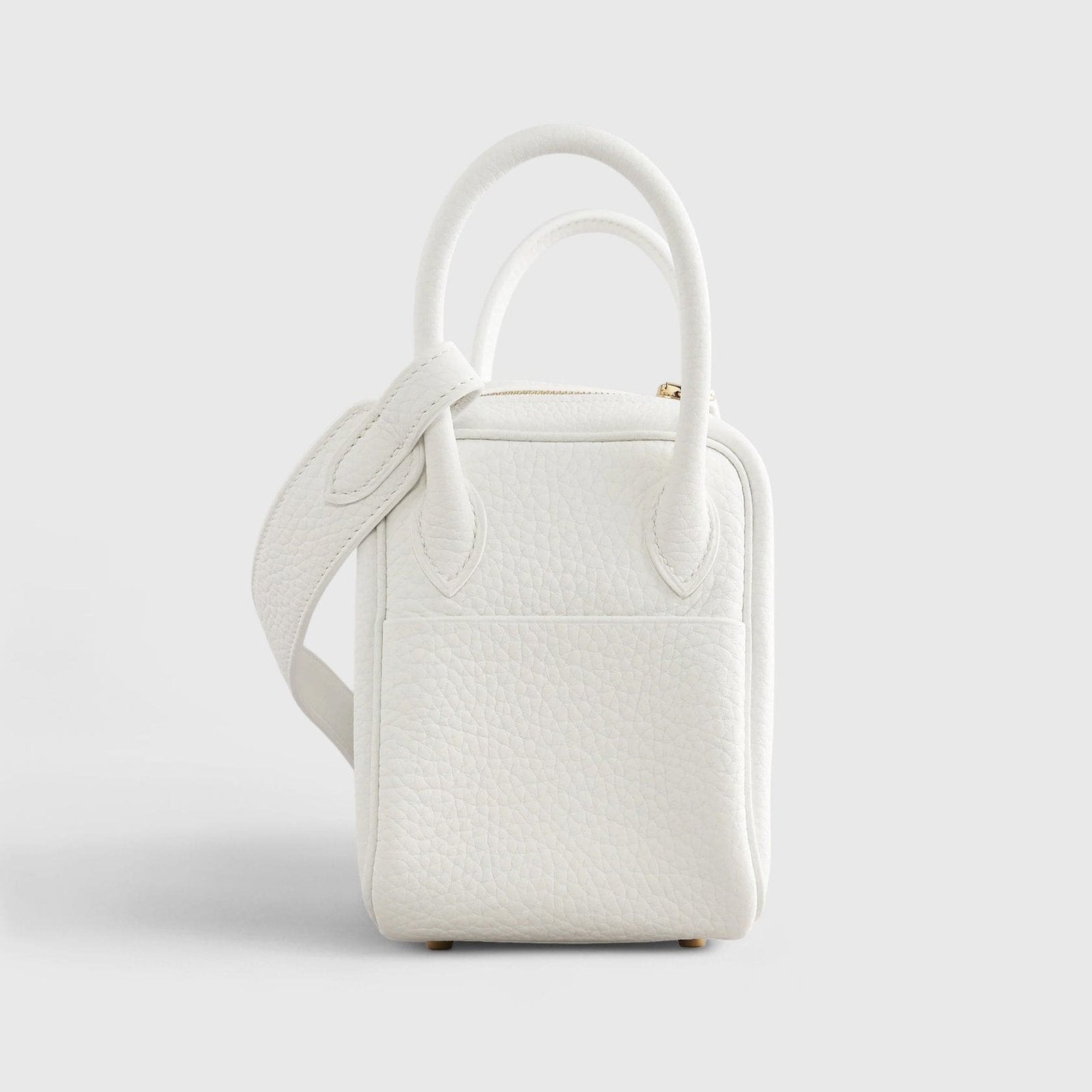 Hermès Lindy 20 Calfskin New White Gold Hardware