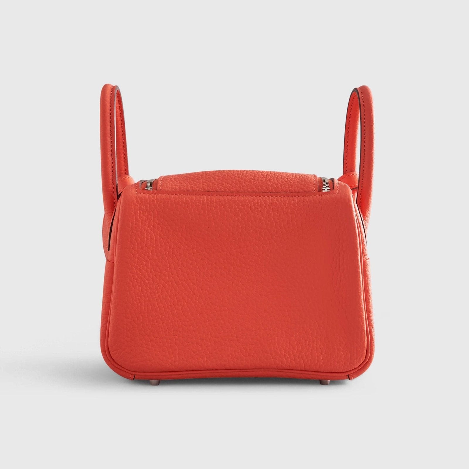 Hermès Lindy 20 Clemence Go Orange Field Palladium Hardware
