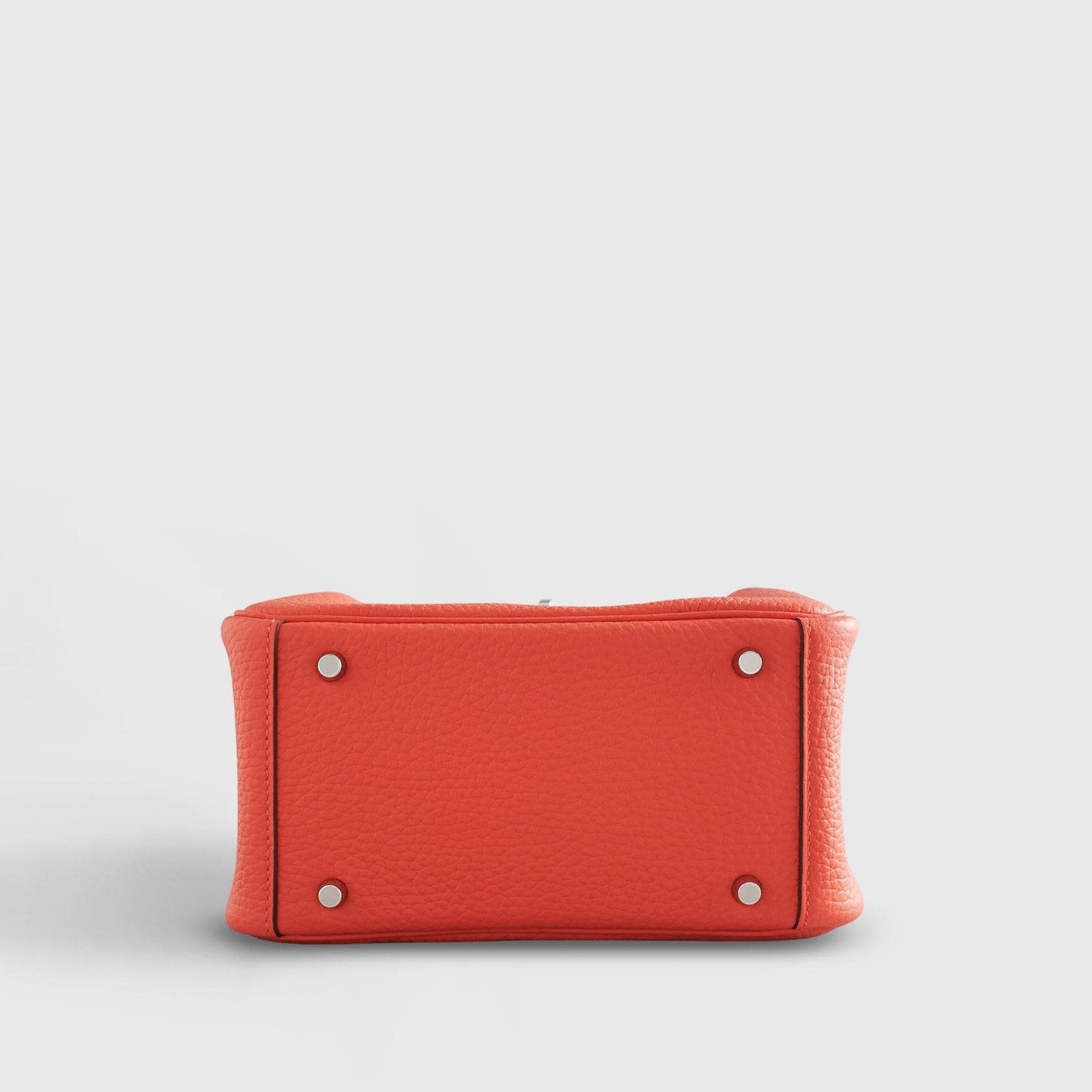 Hermès Lindy 20 Clemence Go Orange Field Palladium Hardware