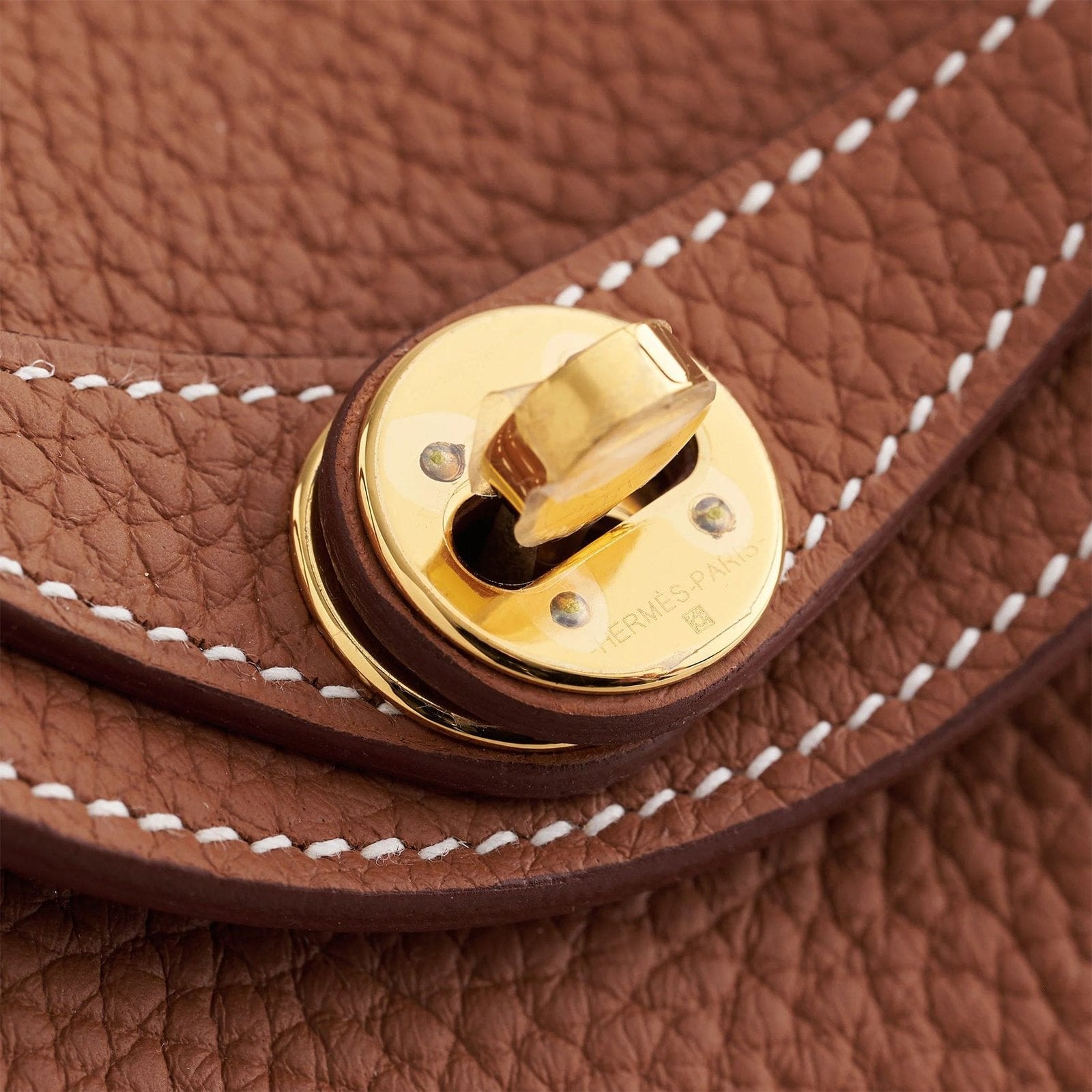 Hermès Lindy 20 Clemence Gold Gold Hardware