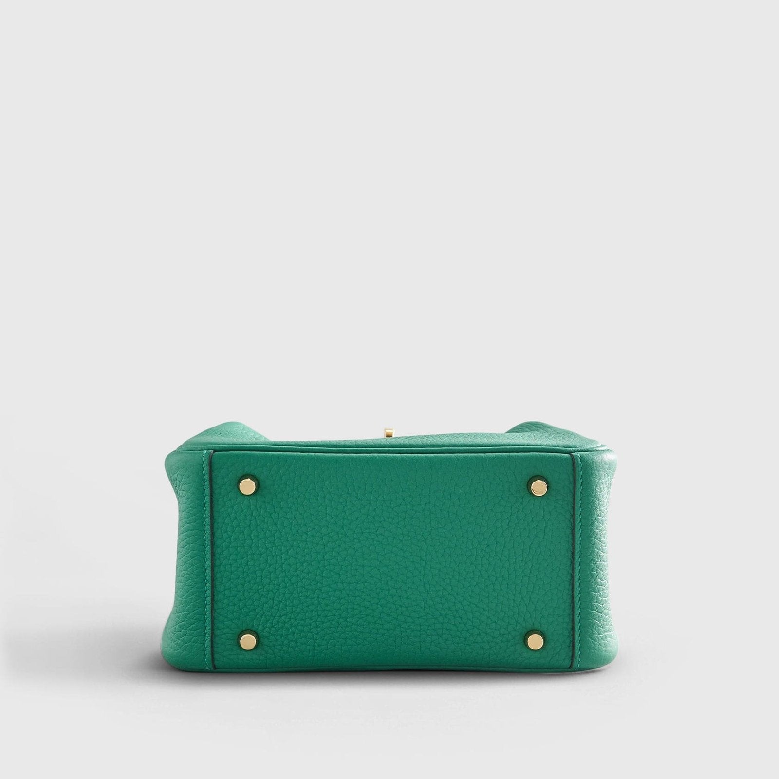 Hermès Lindy 20 Clemence Vert Vertigo Gold Hardware