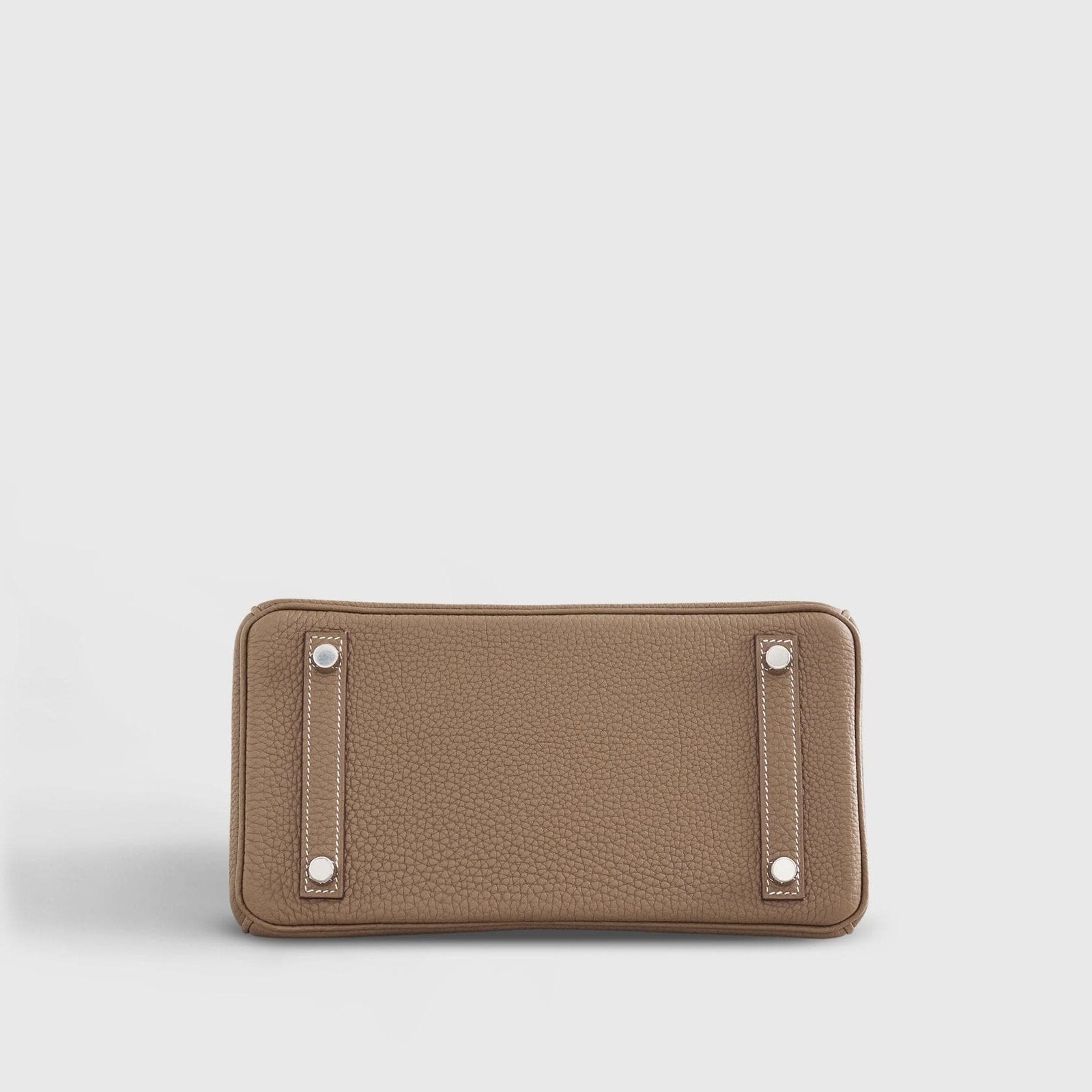 Hermès Birkin 25 Togo Etoupe Palladium Hardware Retourne