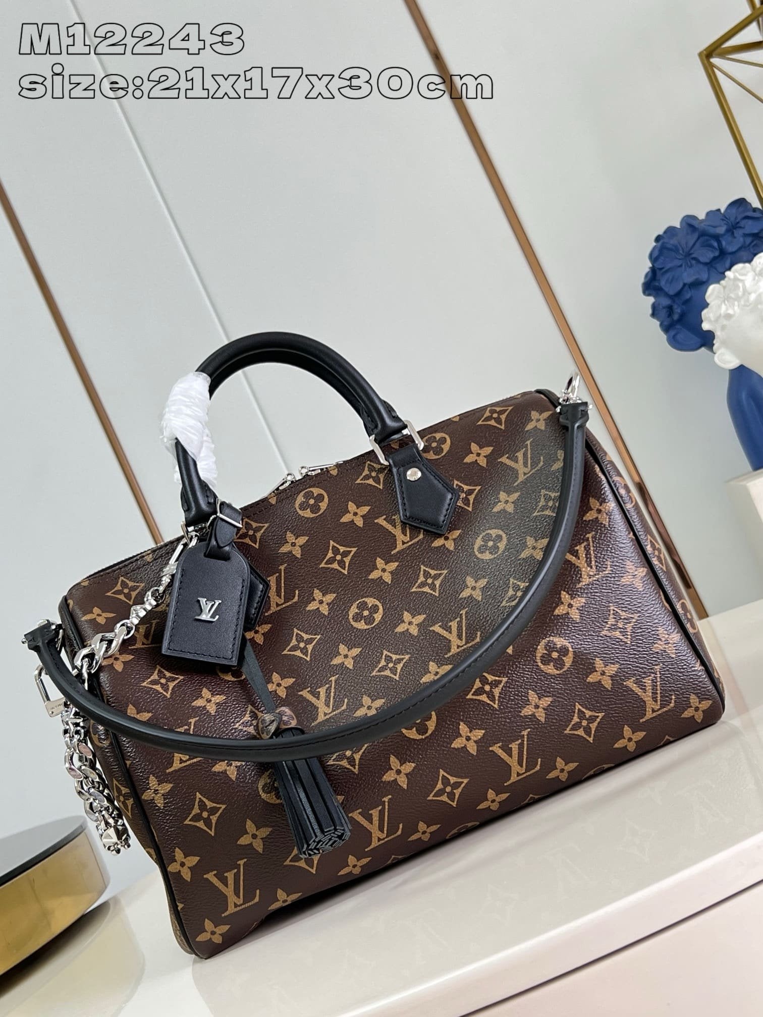 Louis Vuitton M12243 Speedy Soft 30 Dark