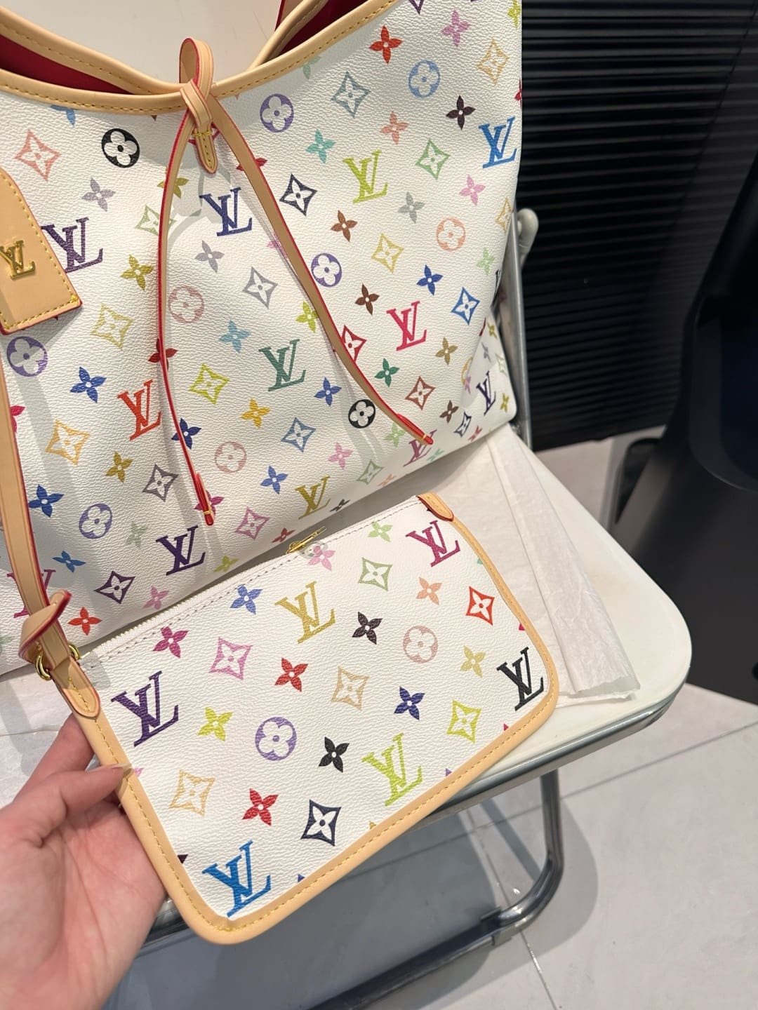 Louis Vuitton M13661 LV x TM CarryAll PM