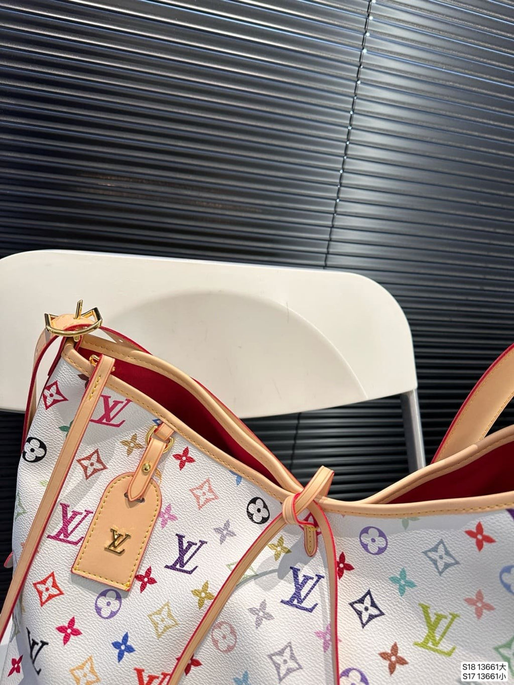 Louis Vuitton M13661 LV x TM CarryAll PM