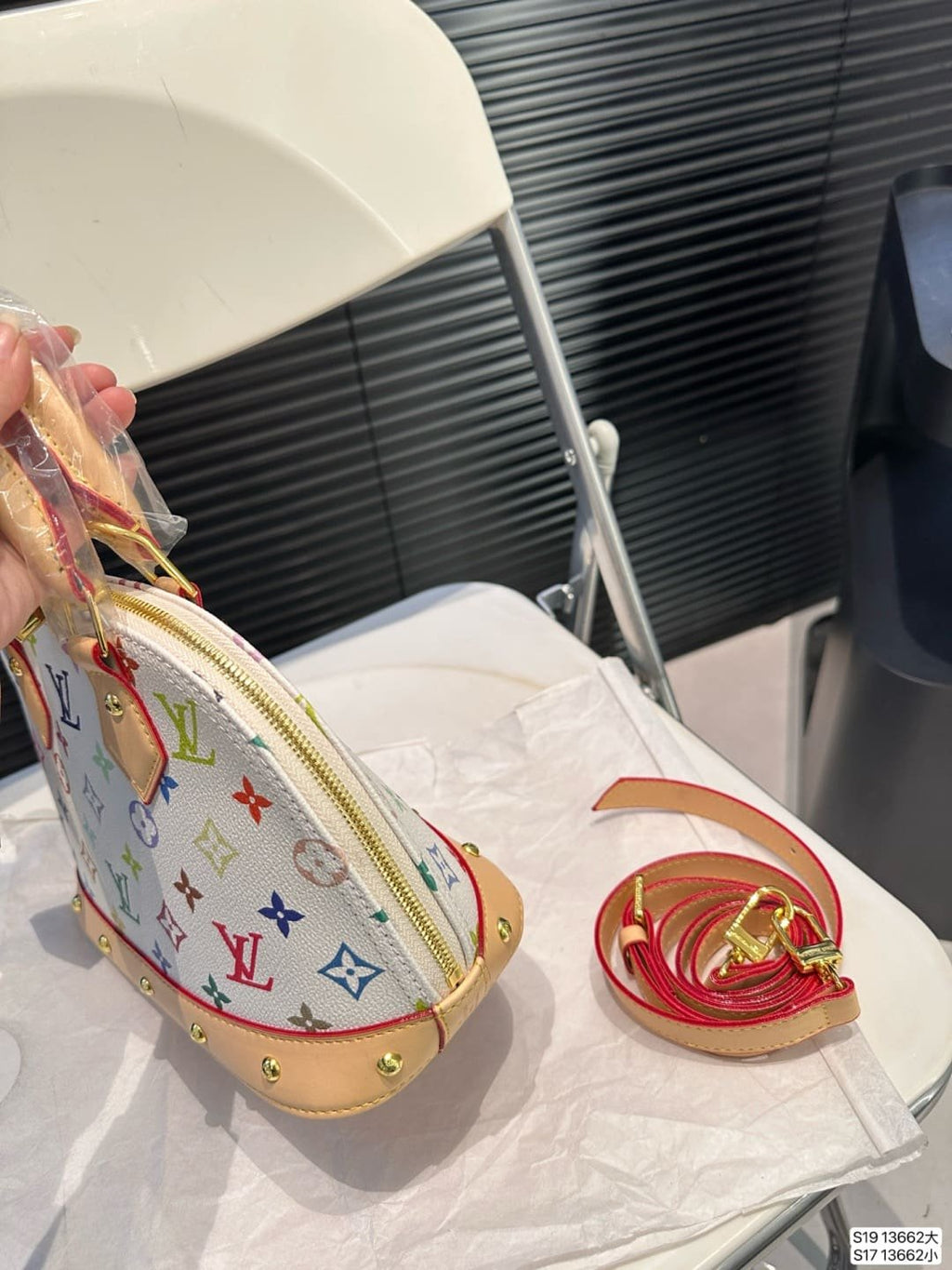 Louis Vuitton M13078 LV x TM ALMA BB Bag