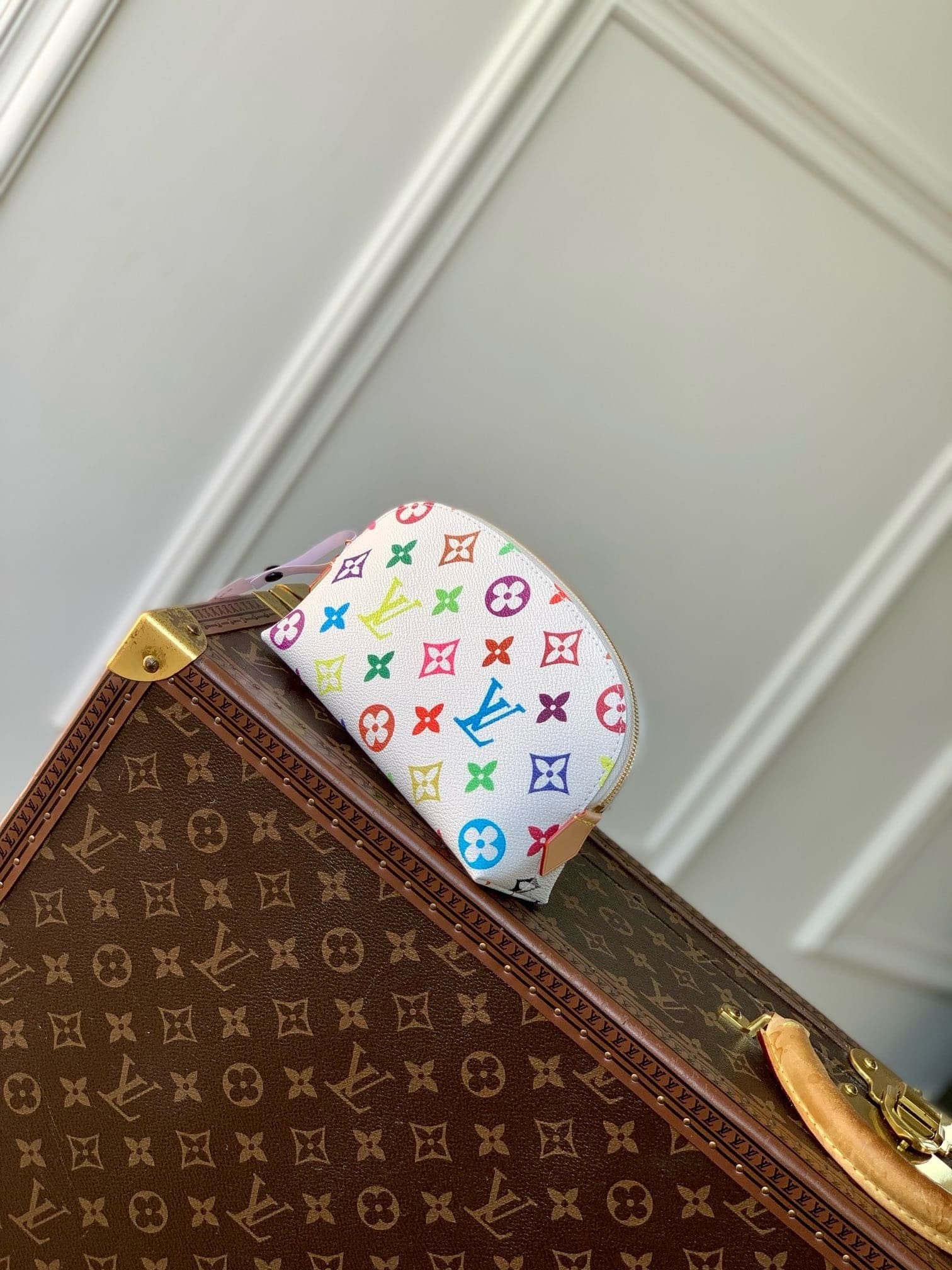 Louis Vuitton M13744 LV x TM Cosmetic Pouch PM