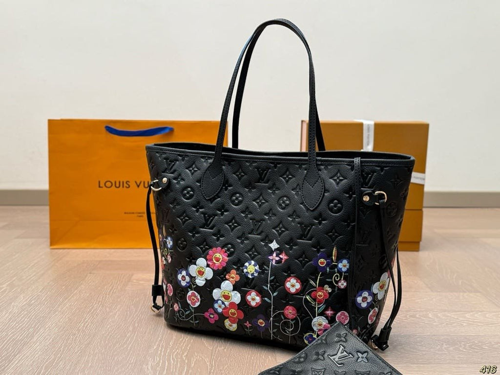 Louis Vuitton M13675 LV x TM Neverfull MM
