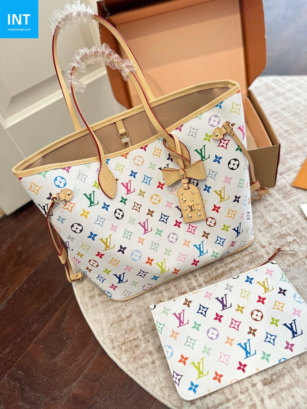 Louis Vuitton M27787 LV x TM Neverfull MM