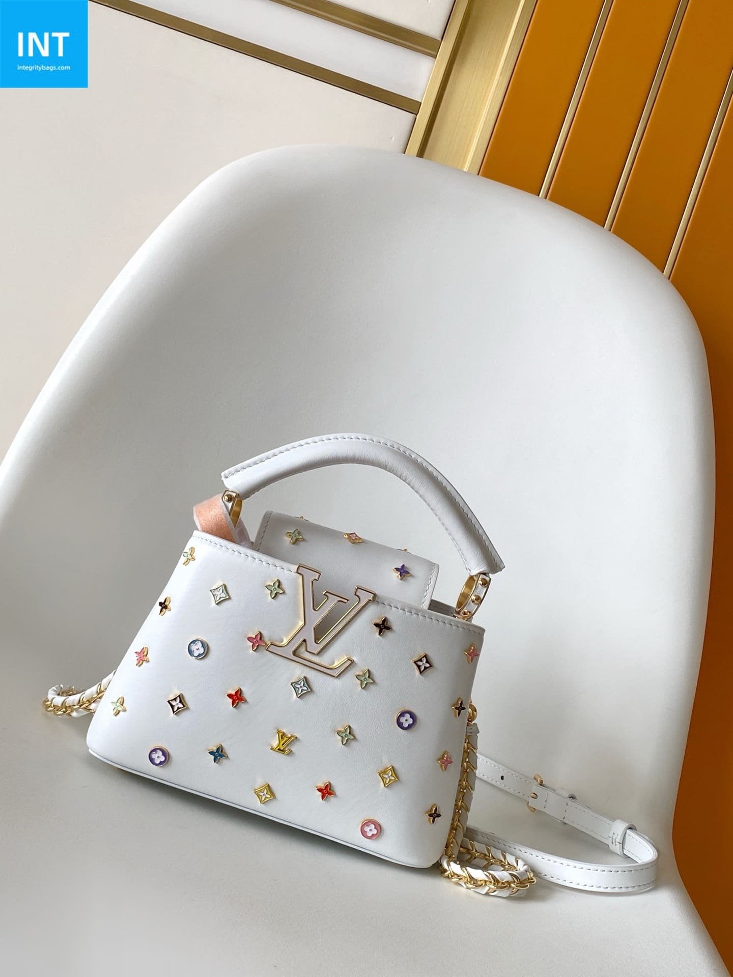 Louis Vuitton M14165 LV x TM Capucines Mini