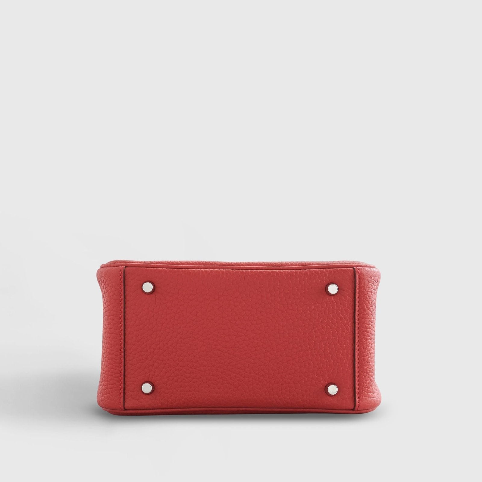 Hermès Lindy 20 Clemence Vermillon Palladium Hardware