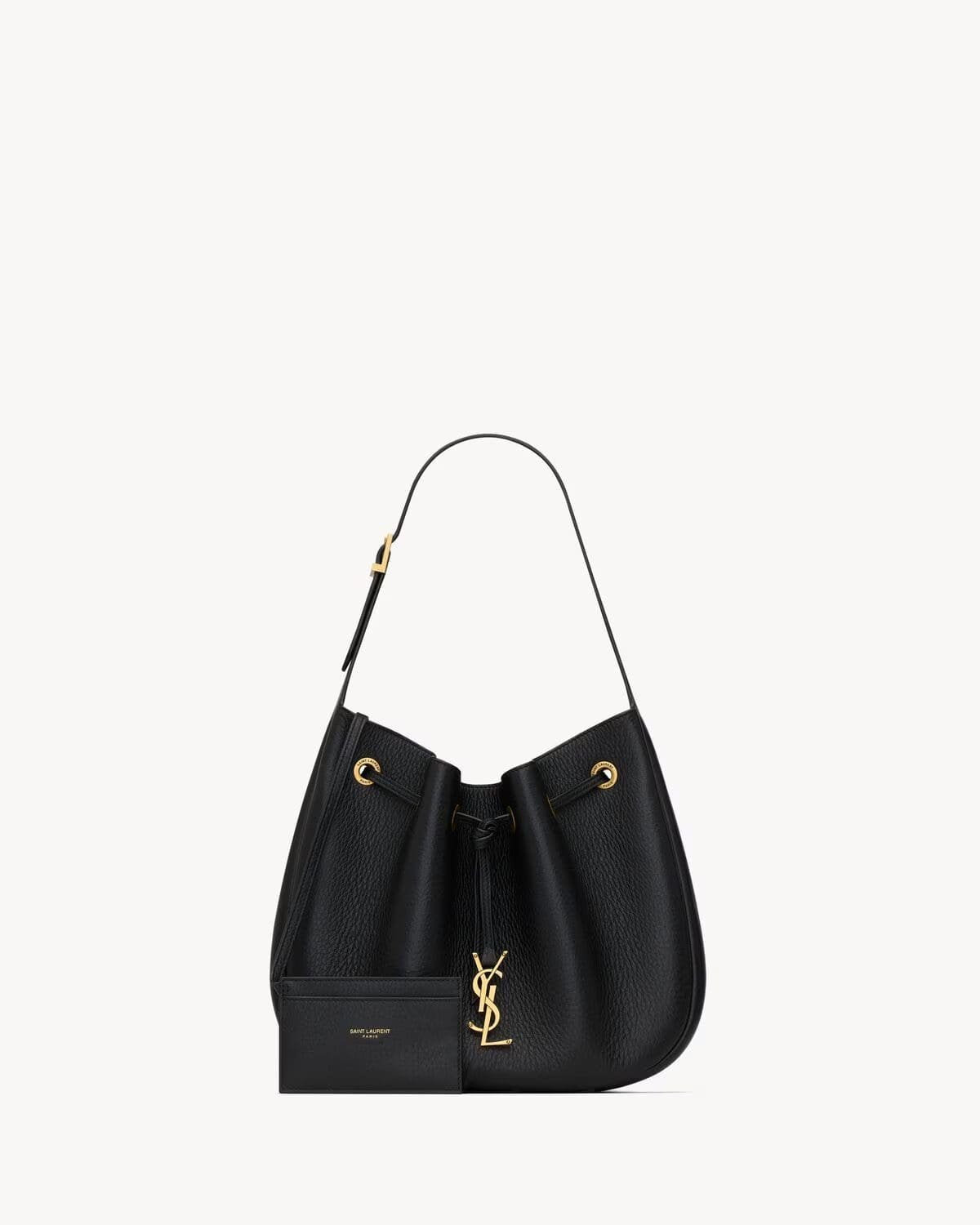 Saint Laurent PARIS VII small hobo in grained leather