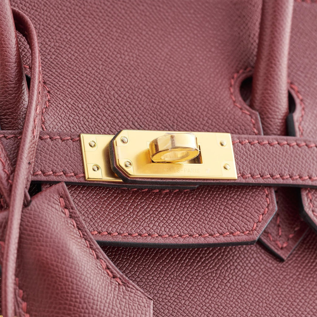Hermès Birkin 25 Veau Madame Rouge H Gold Hardware