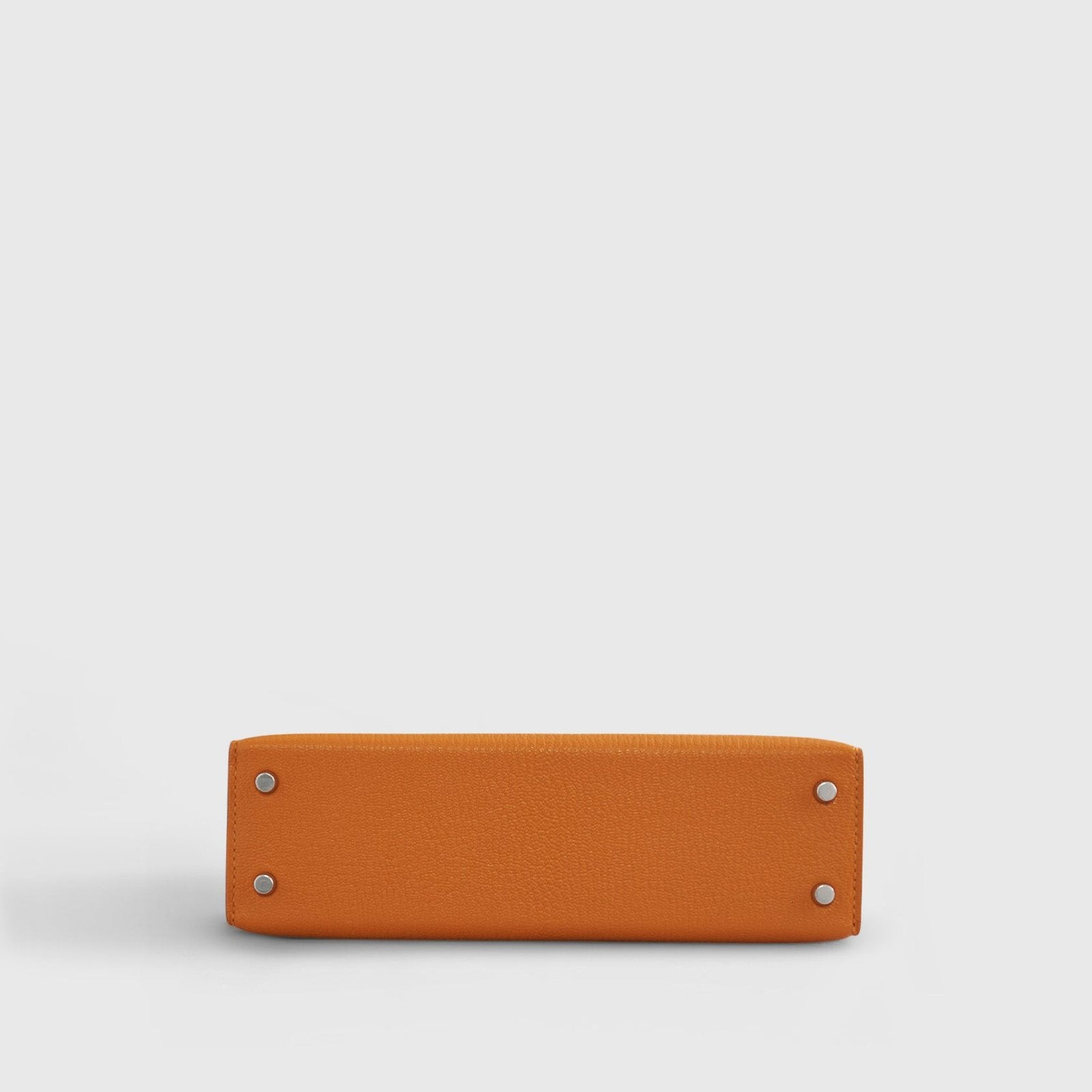 Hermès Kelly Mini Chevre Apricot/Cuivre Sellier Palladium Hardware
