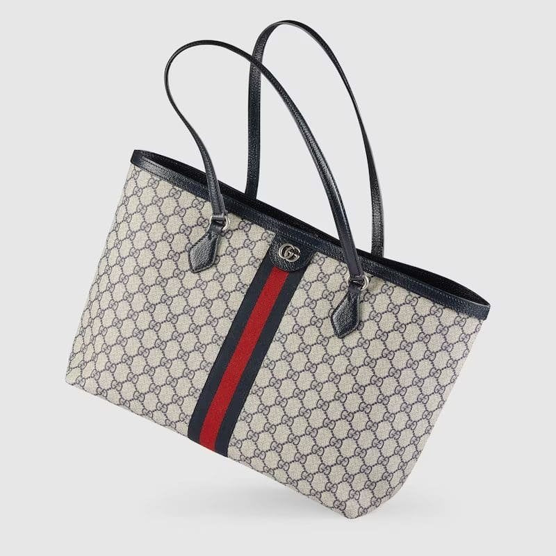 GUCCI OPHIDIA GG MEDIUM TOTE