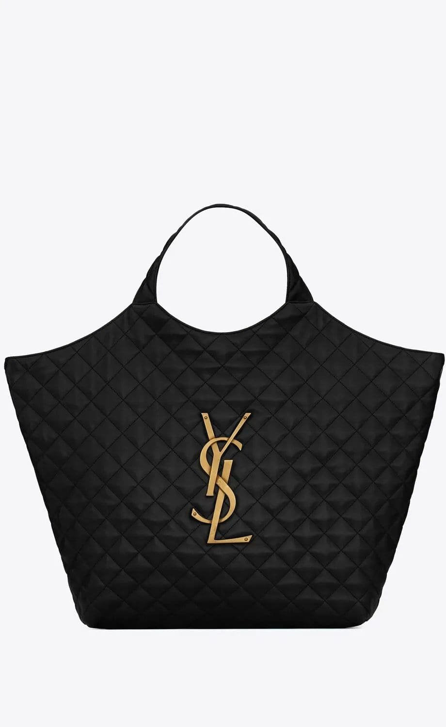 SAINT LAURENT ICARE MAXI SHOPPING BAG IN QUILTED LAMBSKIN