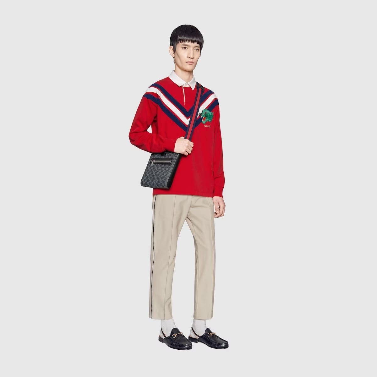 GUCCI BLACK SMALL MESSENGER BAG