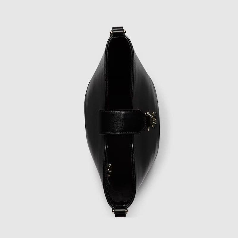 GUCCI MINI BUCKET SHOULDER BAG(BLACK)