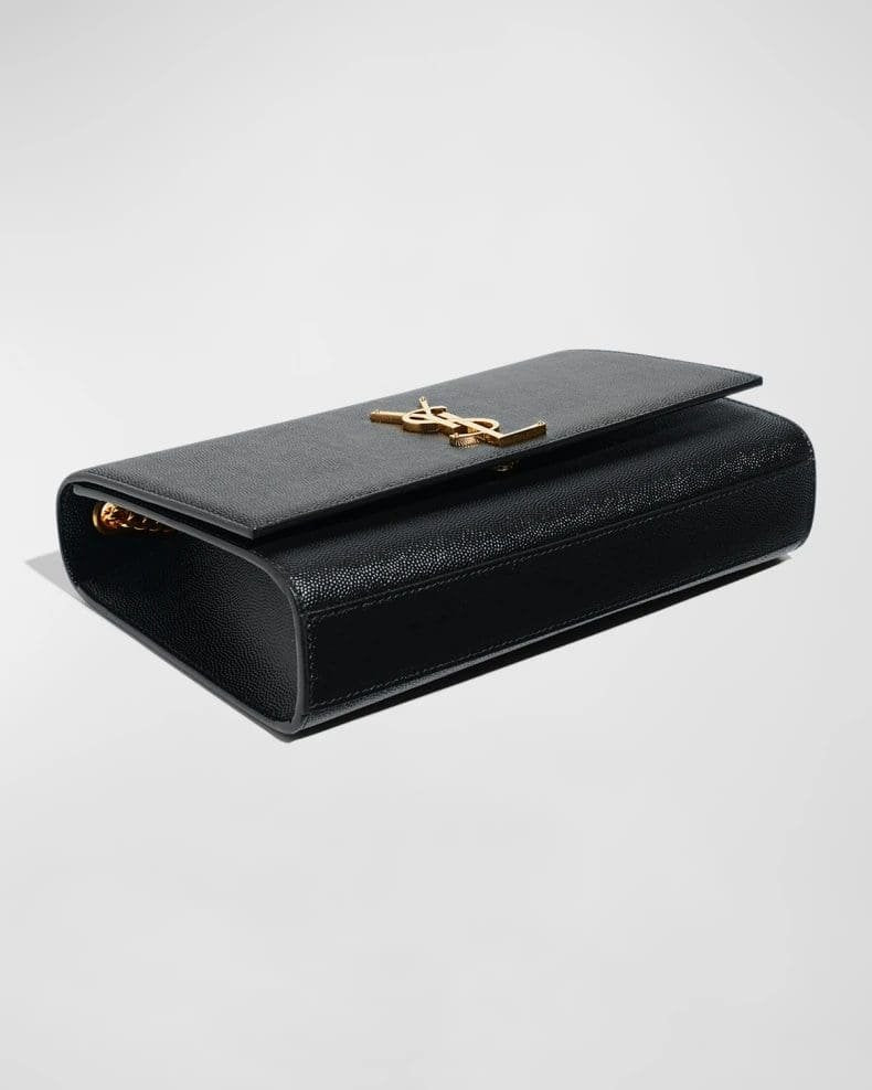 Saint Laurent Kate Medium YSL Crossbody Bag in Grained Leather