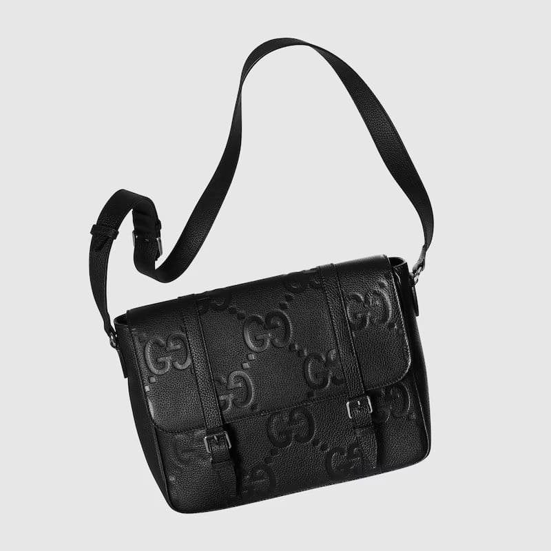 GUCCI JUMBO GG MEDIUM MESSENGER BAG