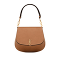 Saint Laurent Leather Voltaire Top-Handle Bag