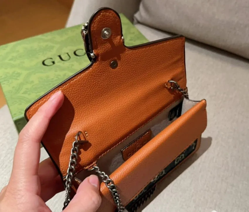 GUCCI DIONYSUS BAG GG DENIM SUPER MIN
